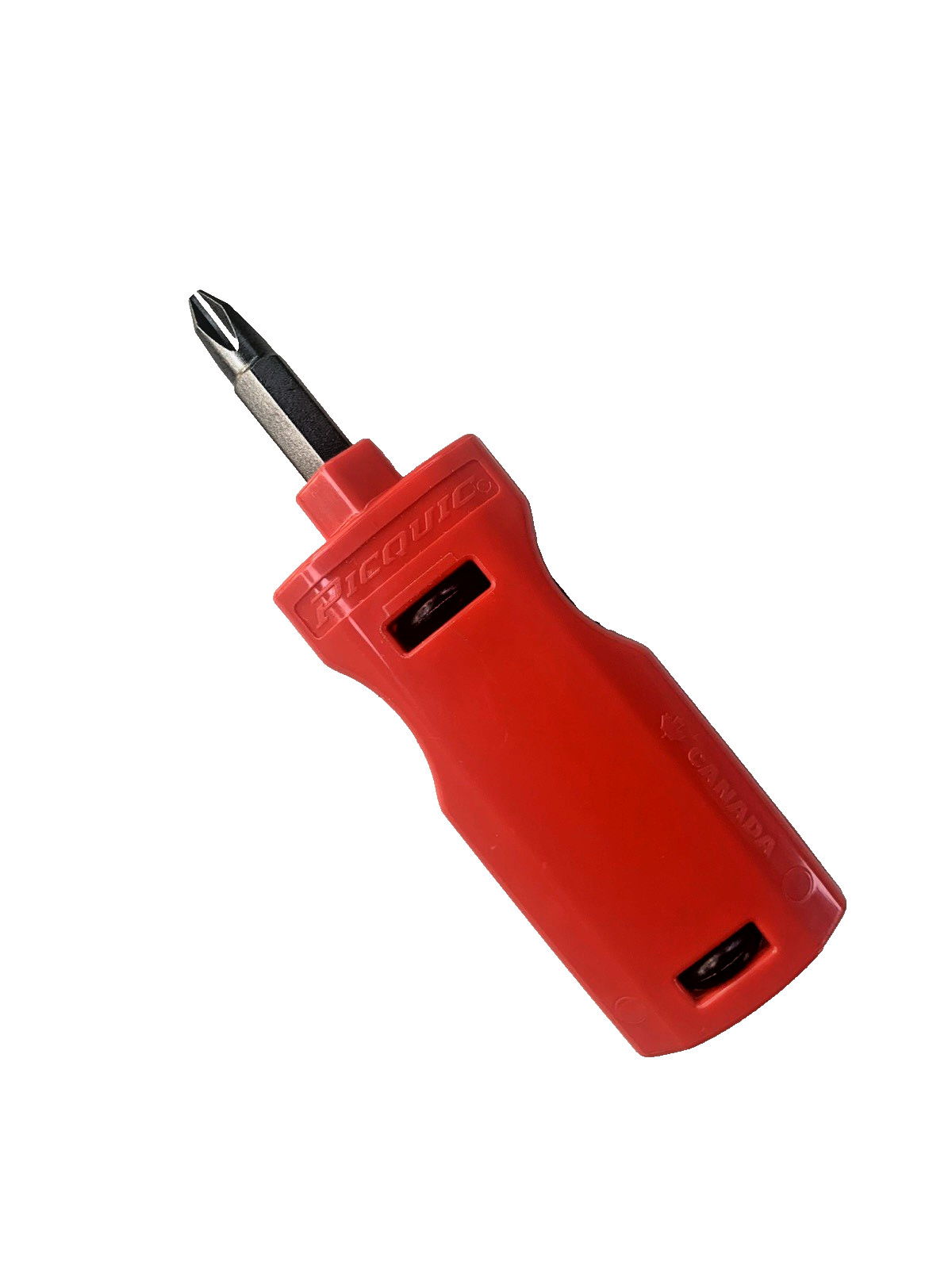 PICQUIC The PIC – 3 bit Screwdriver 2″ x 1/4″ bits Pocket Friendly