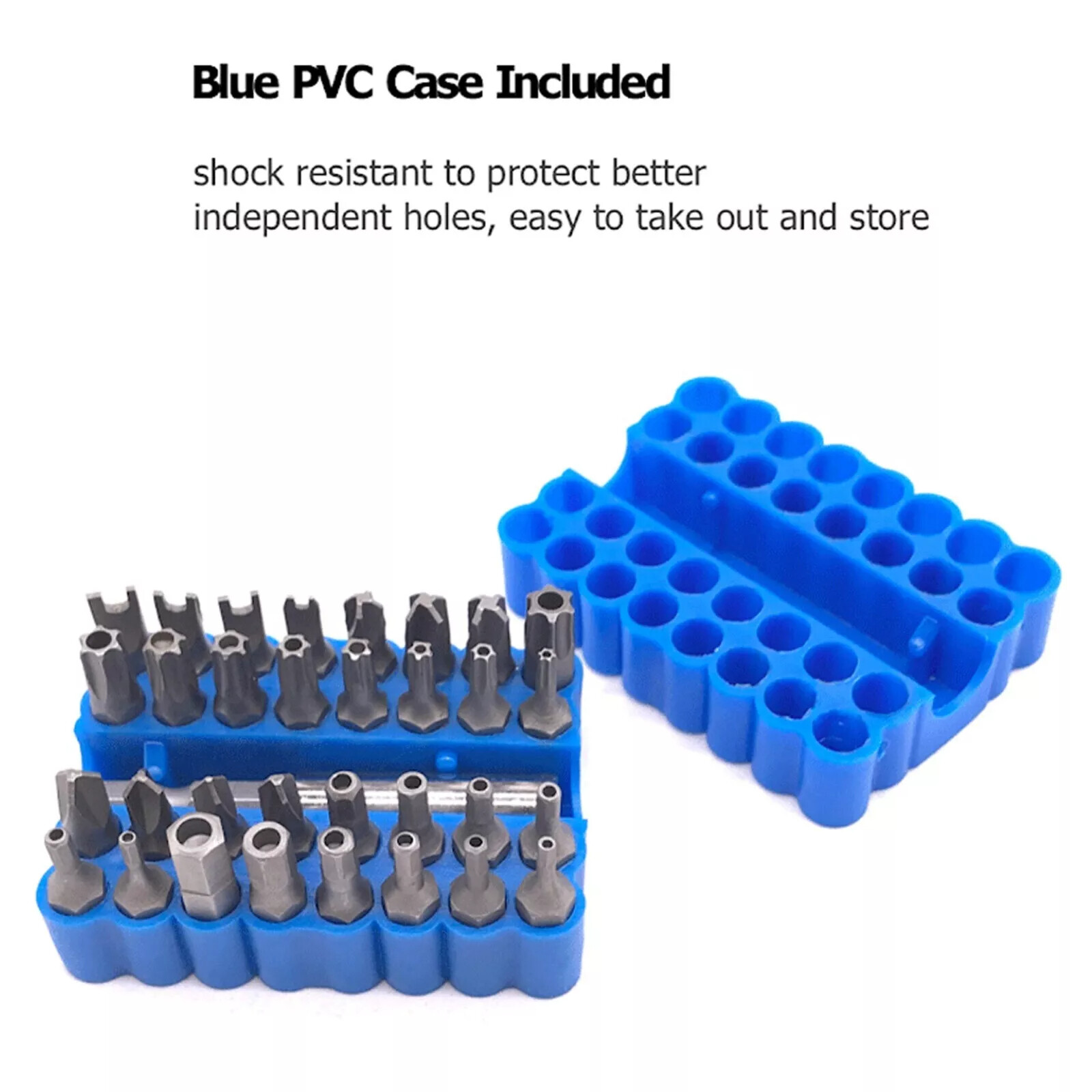 Torx Bit Set 33 Tamper Proof Security Torq Hex Star Spanner Tri Wing Screwdriver