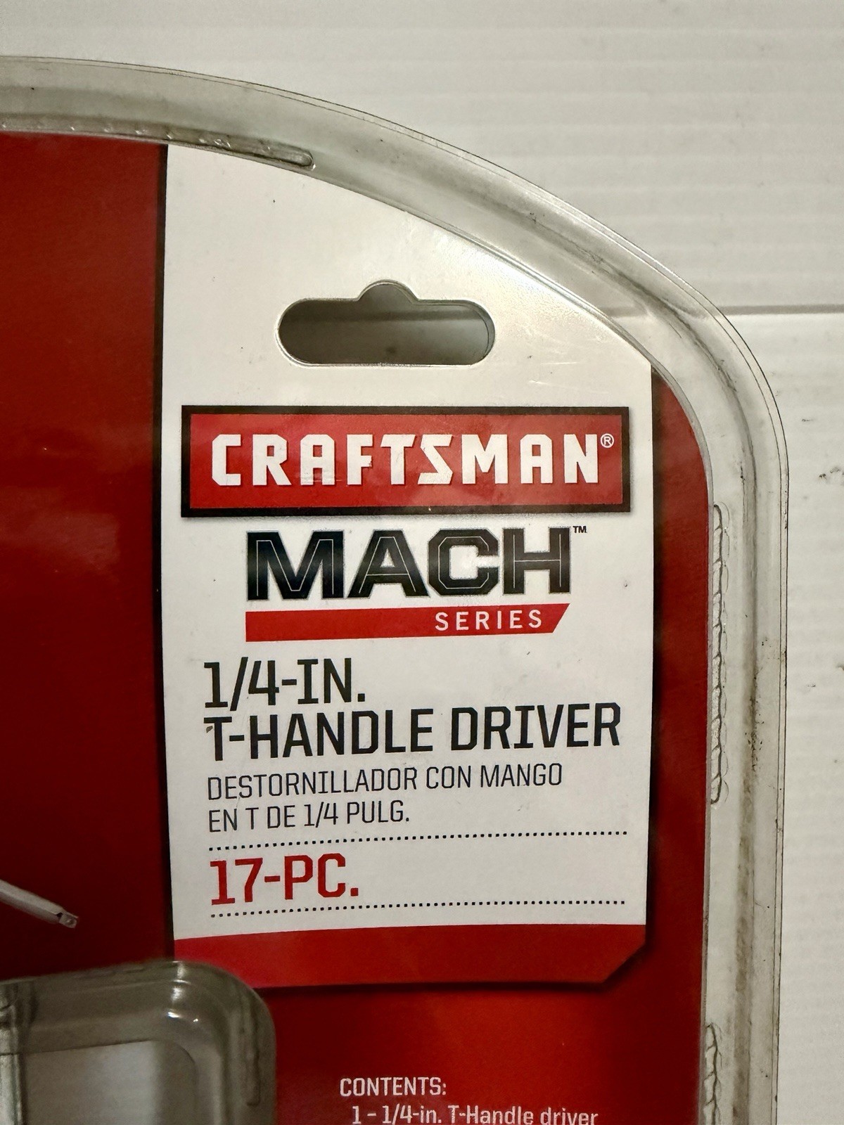 New! Craftsman 948025 MACH SERIES 17-Pieces 1/4″ T-Handle Driver & Bit Set Fast