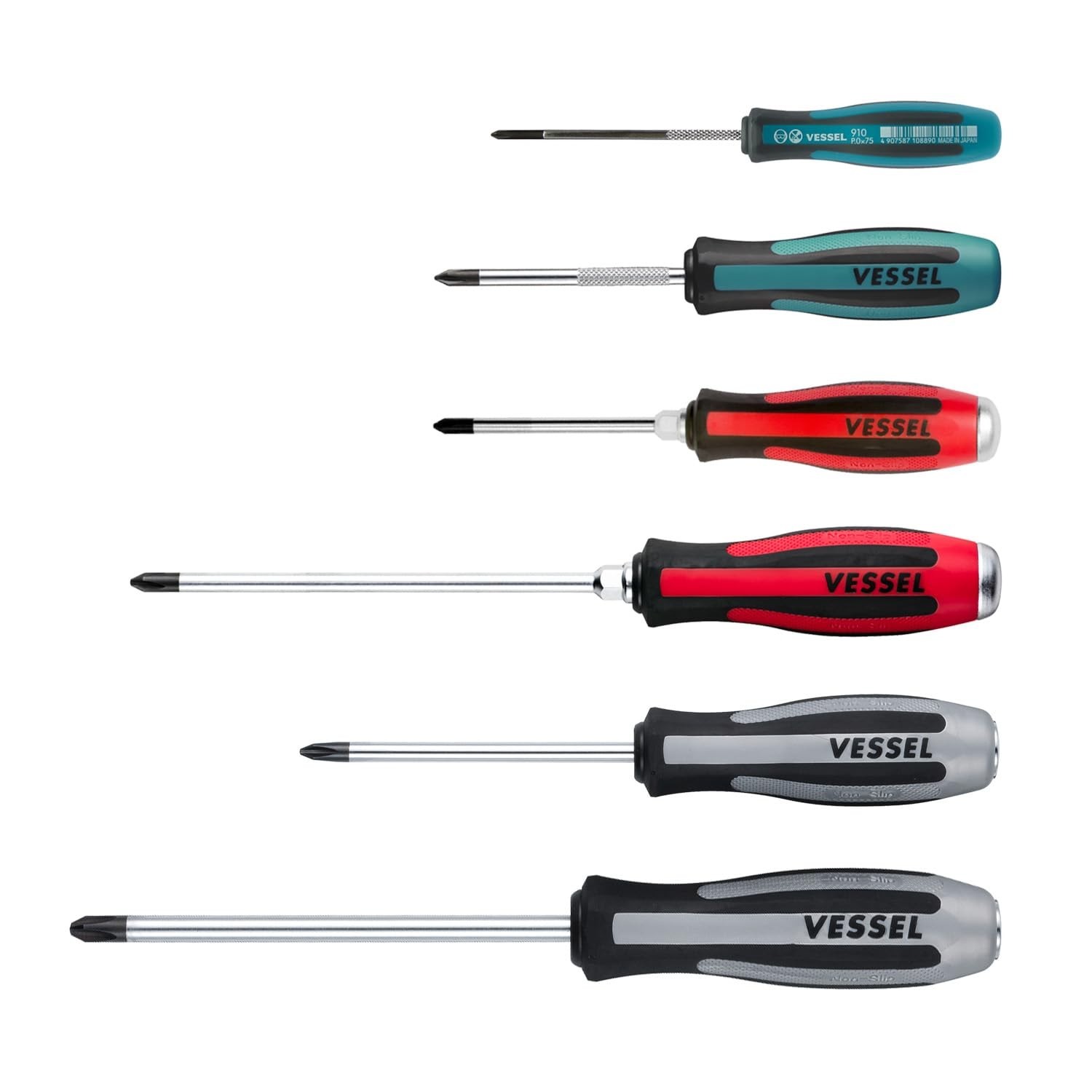 6PC Precision Screwdriver Set – JIS Drive, Magnetic Tips, Durable Design