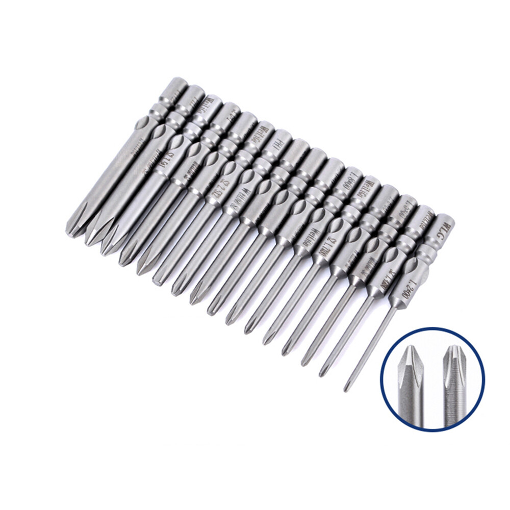 Phillips Bits PH00 PH0 PH1 PH2 4mm Round Shank Magnetic Screwdriver Drill Bit