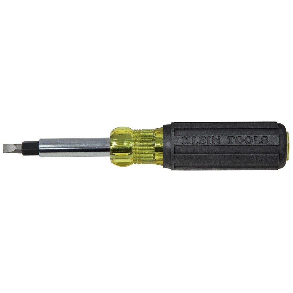 Klein Tools 32557 Multi-Bit Screwdriver / Nut Driver, 10-in-1 with Shafts