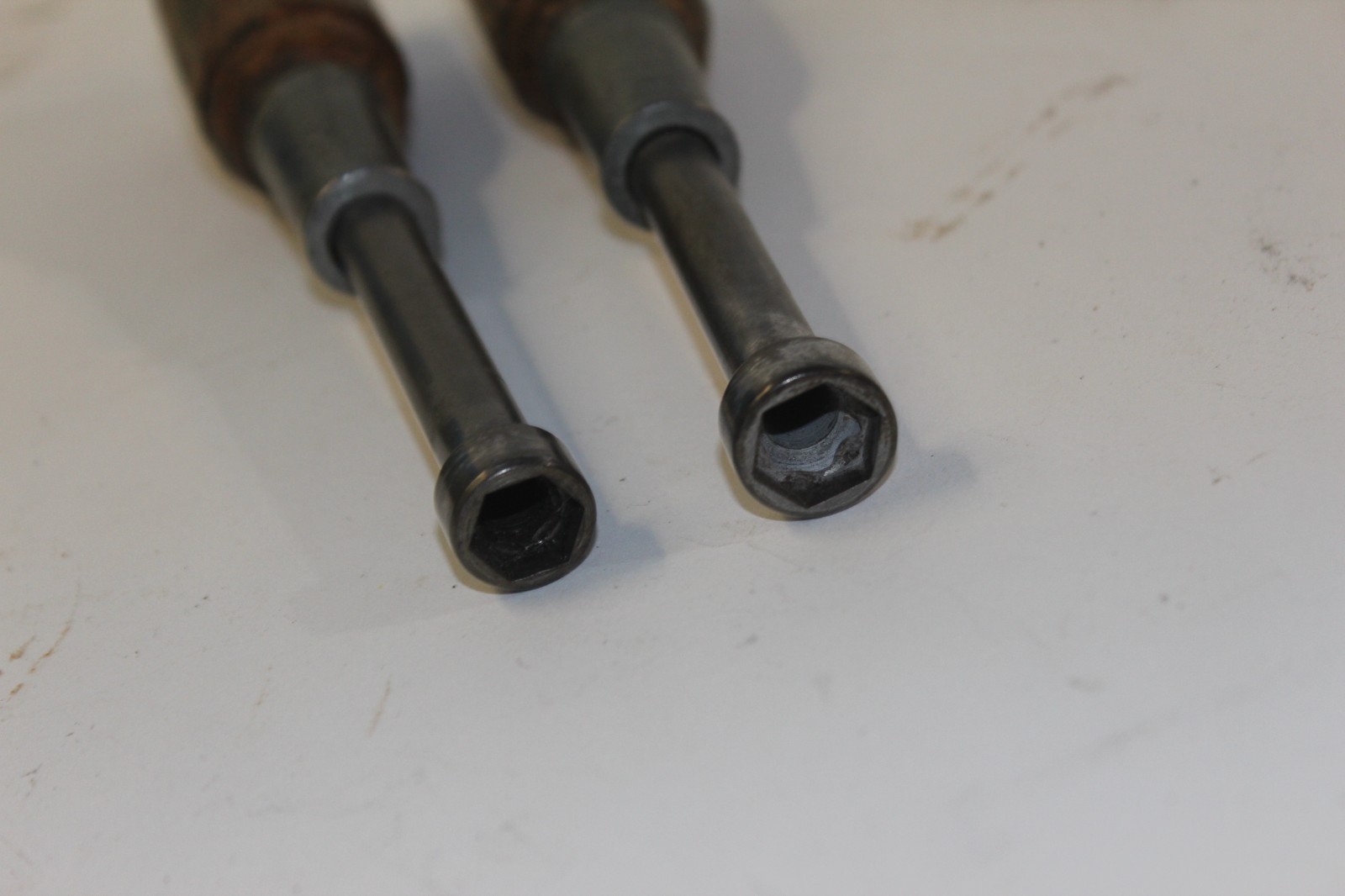 Vintage Lot 2 Spintite Wood Handle Nutdriver Screwdrivers #3414 7/16″ #3416 1/2″