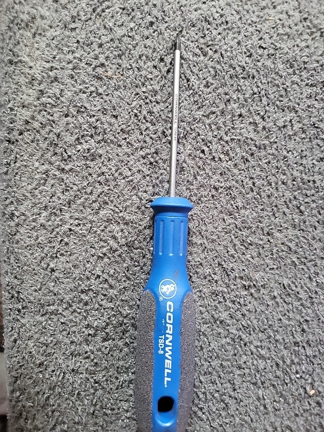 Cornwell Tools Torx Hand Screwdriver T8 Blue Handle 8″ Total Tsd8