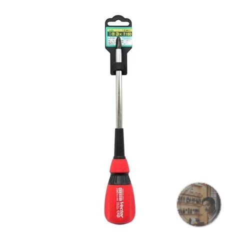 Vessel Vector Standard Phillips Screwdriver +3 150mm Large Grip B-260 New