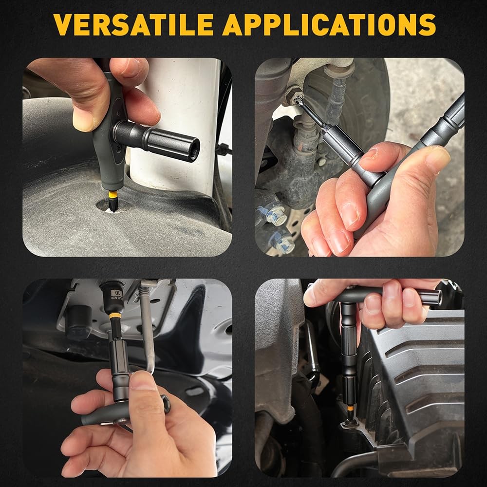 46-in-1 Magnetic Ratchet Screwdriver Set, Multi-Bit Repair Kit