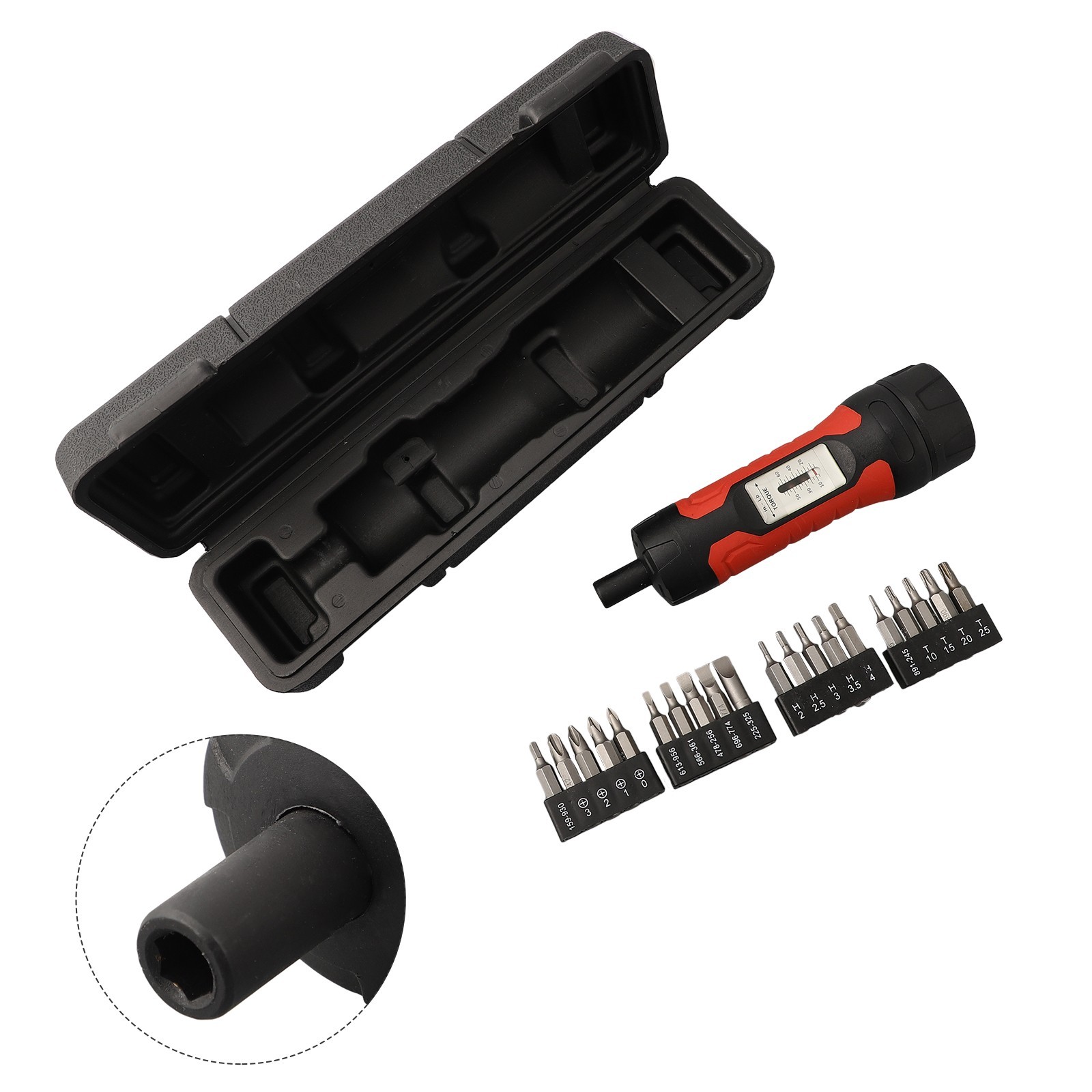 Accurate Measurement Non Slip 14Inch Drive Torque Screwdriver 10 65In lb