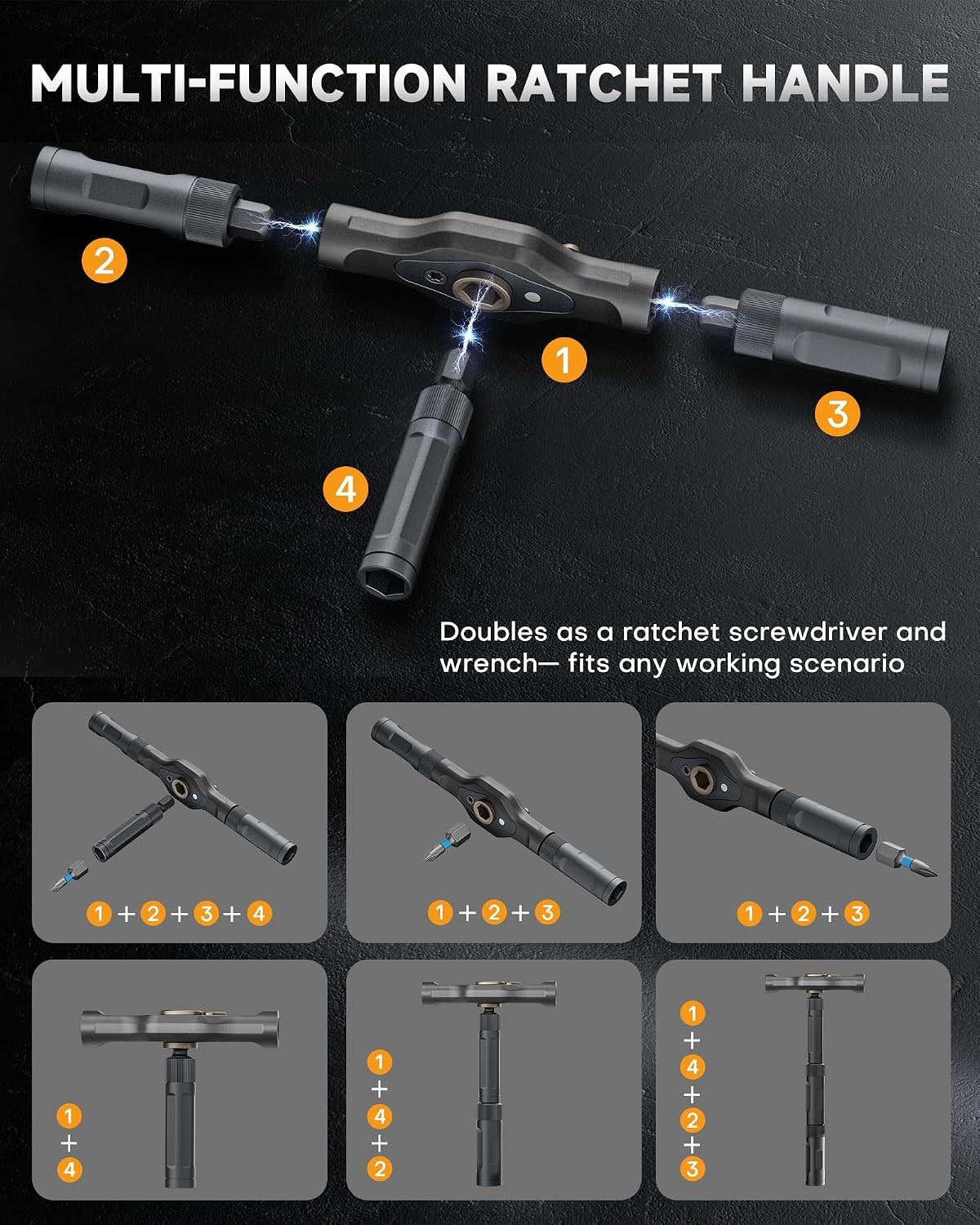 2026 NEW 42 in 1 Magnetic Screwdriver Set Precision T Handle DIY Repair Tool Kit