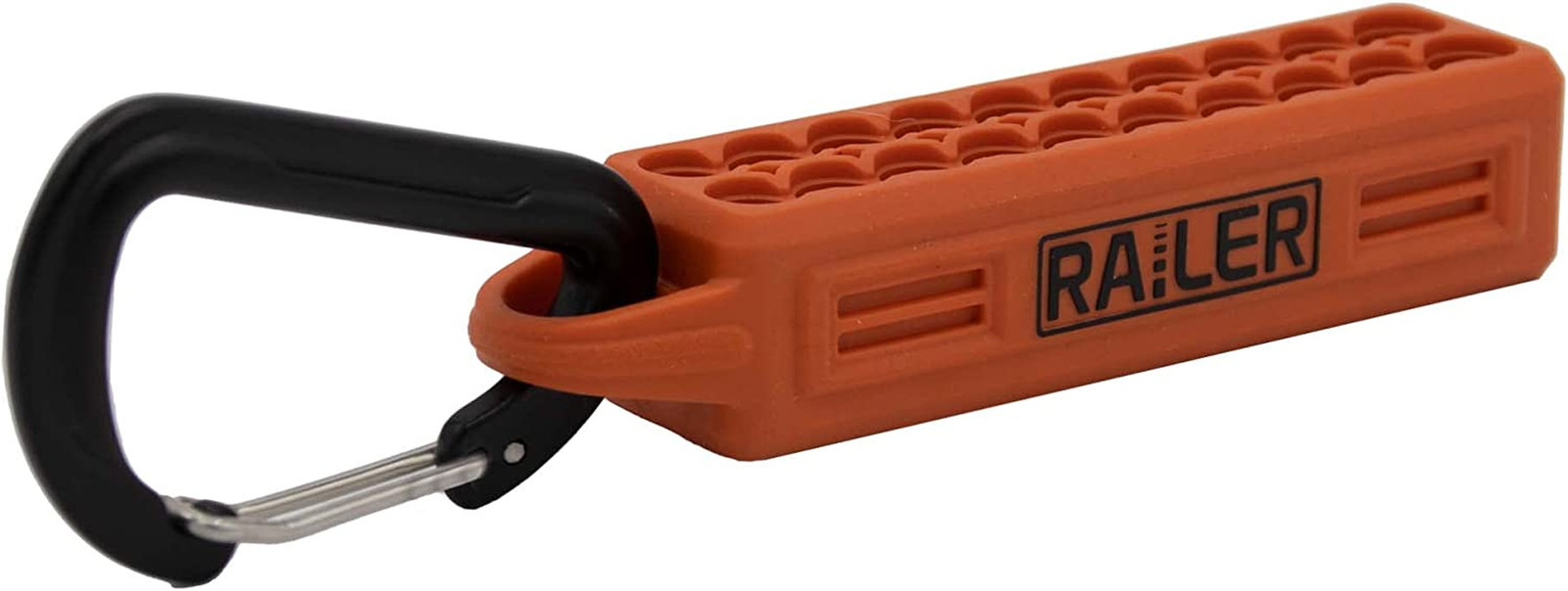Screwdriver Bit Holder Storage Organizer – Railer 20-Hole Orange Bit Holder with