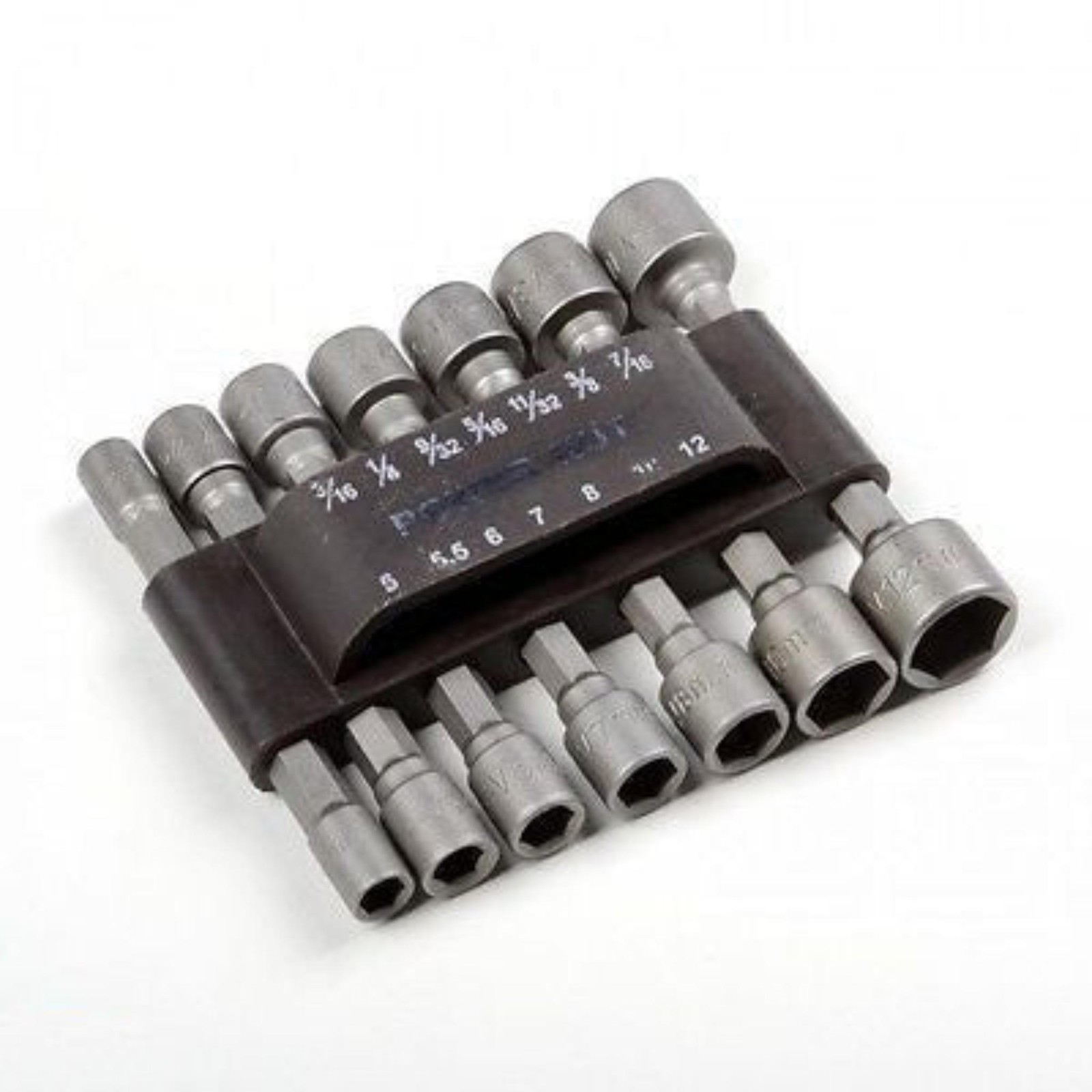 14 Piece Nut Driver Bits Nutdriver Metric and Standard SAE for Power Drill Socke