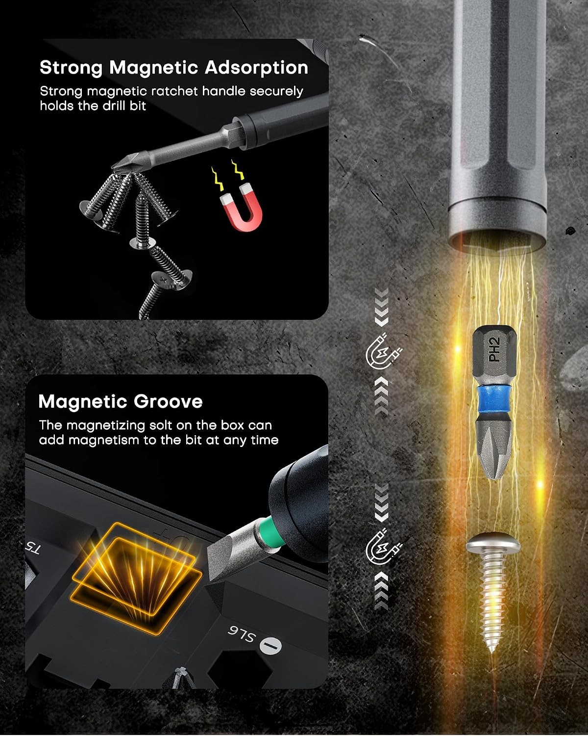 2026 NEW 42 in 1 Magnetic Screwdriver Set Precision T Handle DIY Repair Tool Kit
