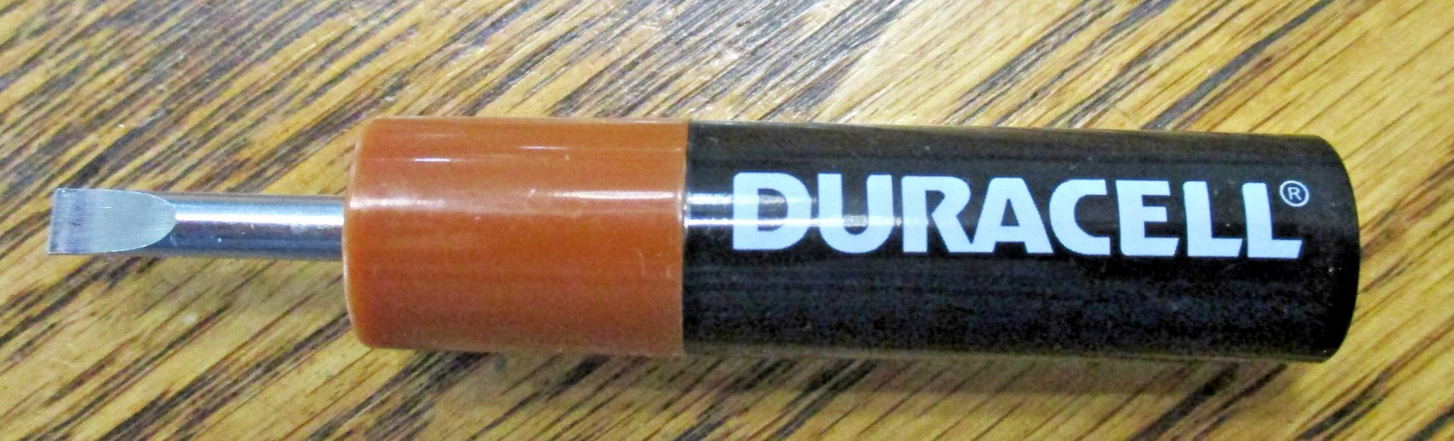 VTG Duracell Promo Battery 2 in 1 Pocket Screwdriver Philips & Flathead 3″ Small