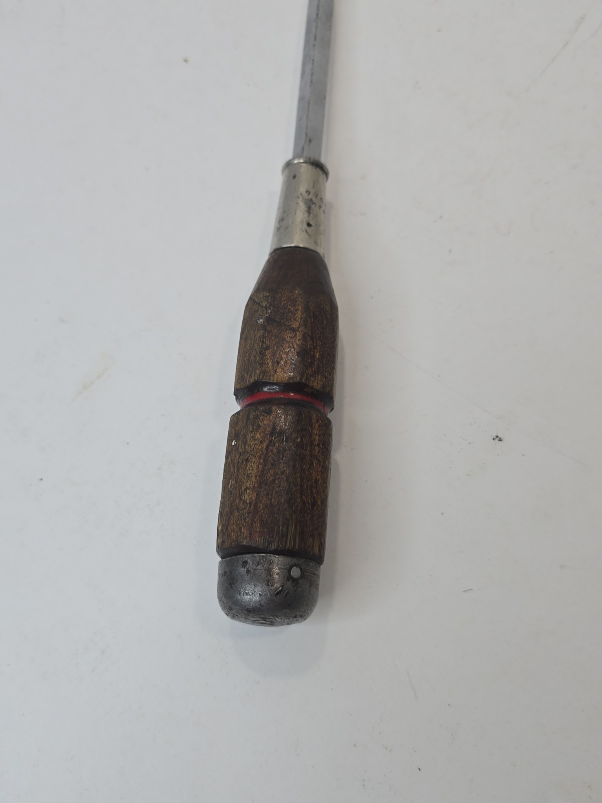 RARE Vintage Proto 12″ Flathead Screwdriver 9706 USA Wood Handle Tools