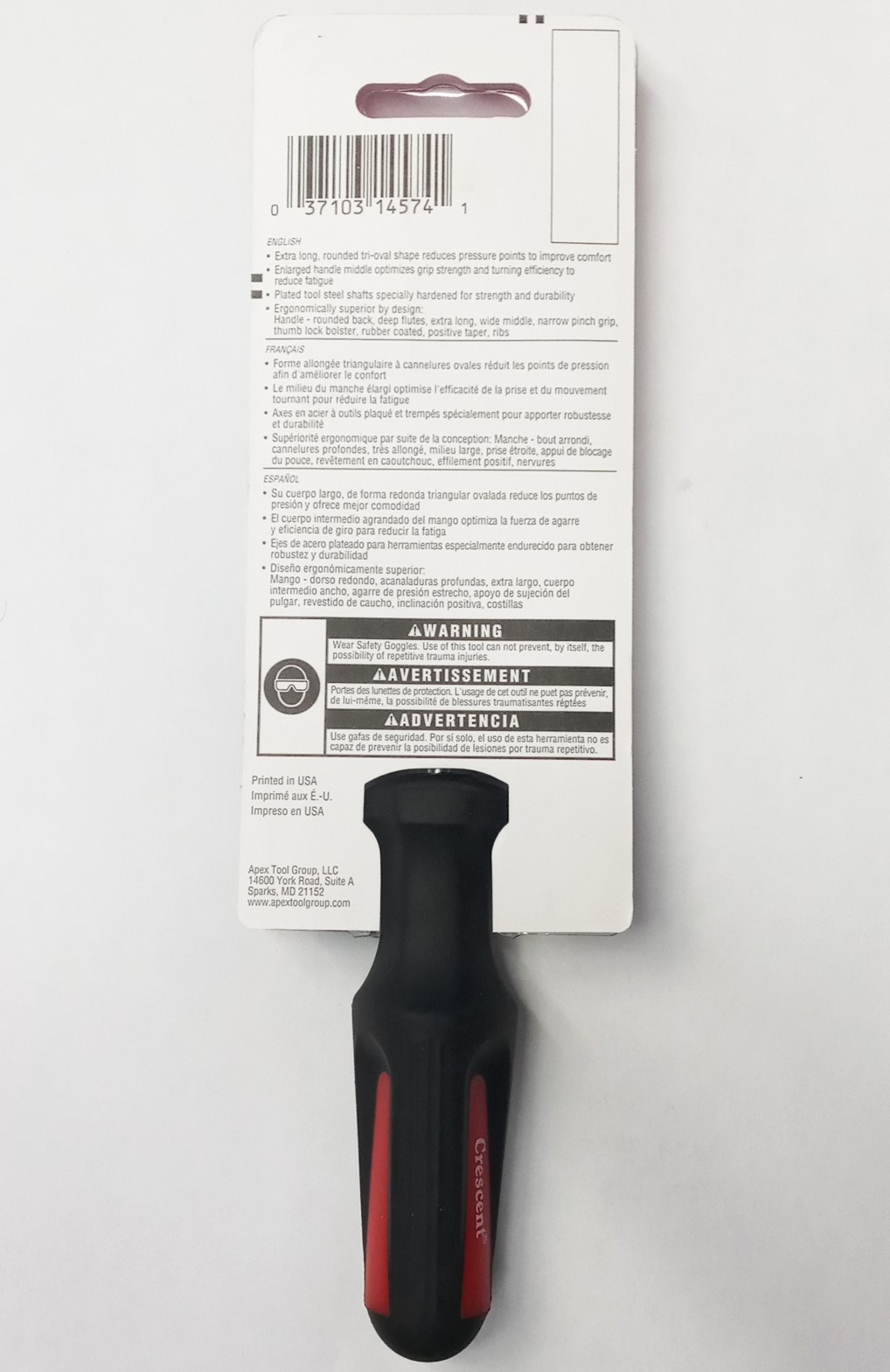 Crescent SDDK14V No. 1 x 4″ Dura-Driver Square Socket Screwdriver