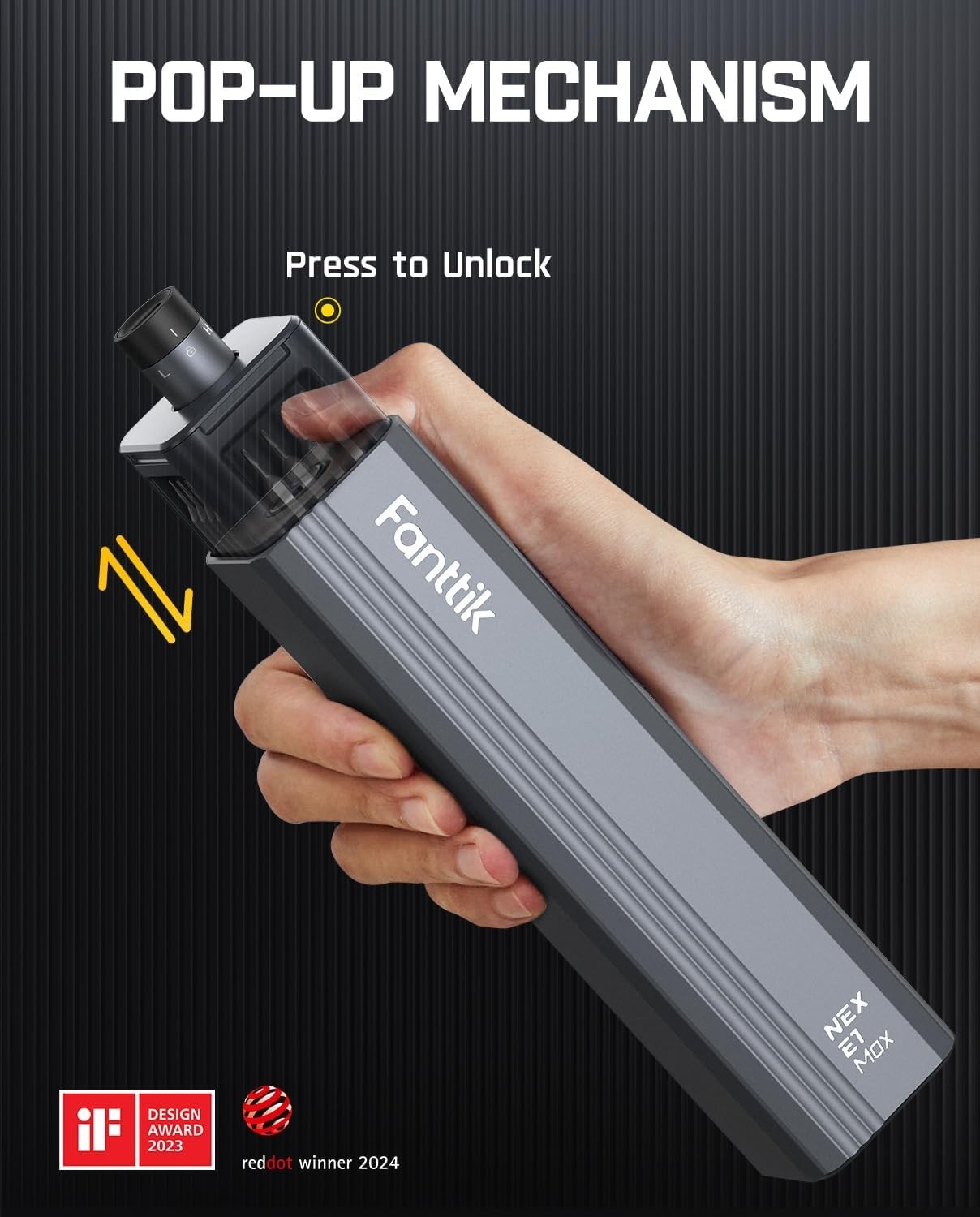 Fanttik E1 Max Electric Screwdriver, Mini Precision Screwdriver Set, 50 Magnetic