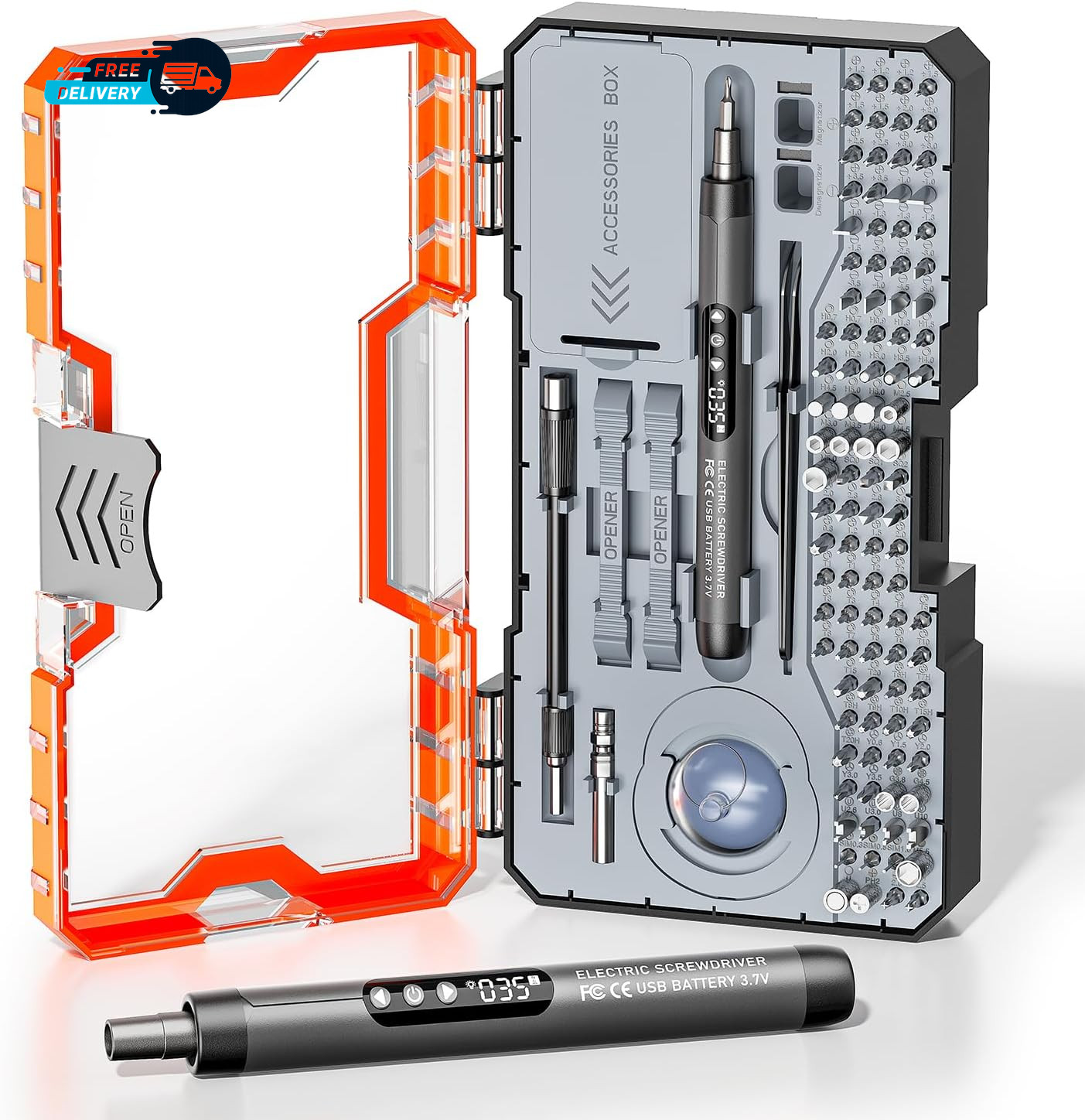120-IN-1 Mini Electric Screwdriver Set Is a Comprehensive Electric Precision Too