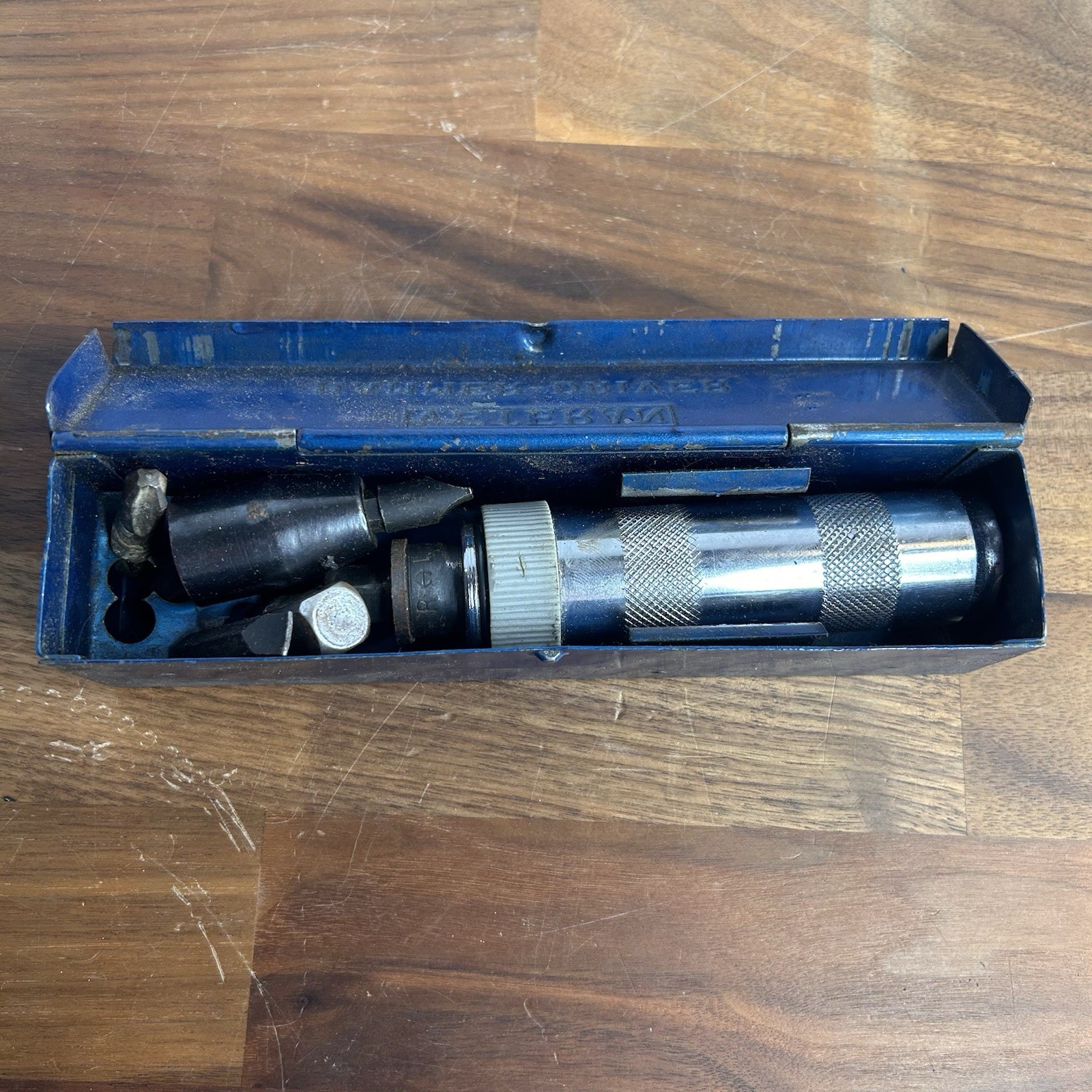 Vintage Veteran Impact Hammer Driver Tool Lot USA & Taiwan Manual Handle Case