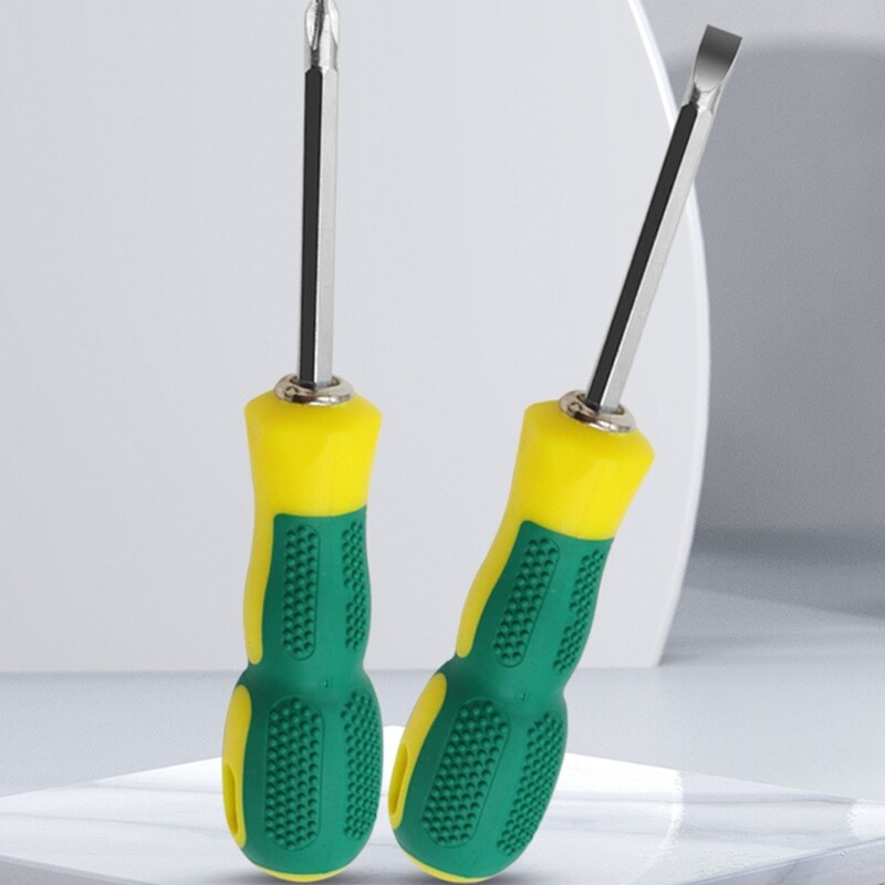 Reliable Anti Wear Screwdriver With Flat Head And Crosshead For Everyday Tasks