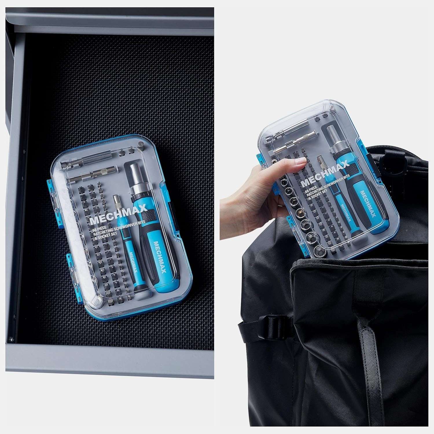 Durable 68-Piece Magnetic Ratchet Screwdriver Set – Perfect Gift Choice