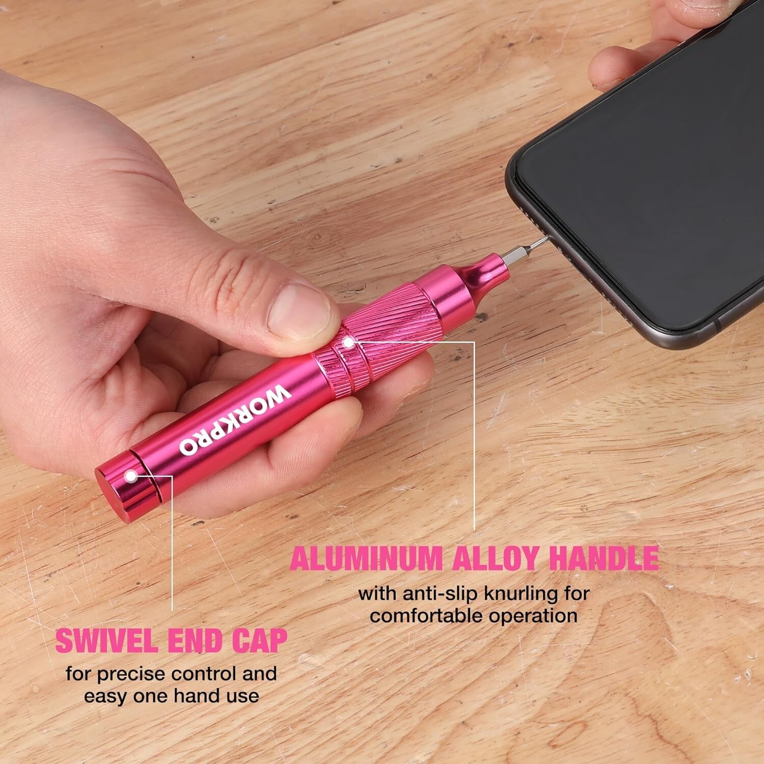 WORKPRO 24-in-1 Precision Screwdriver, Pen Style Multi-Bit Screwdriver S2 Steel