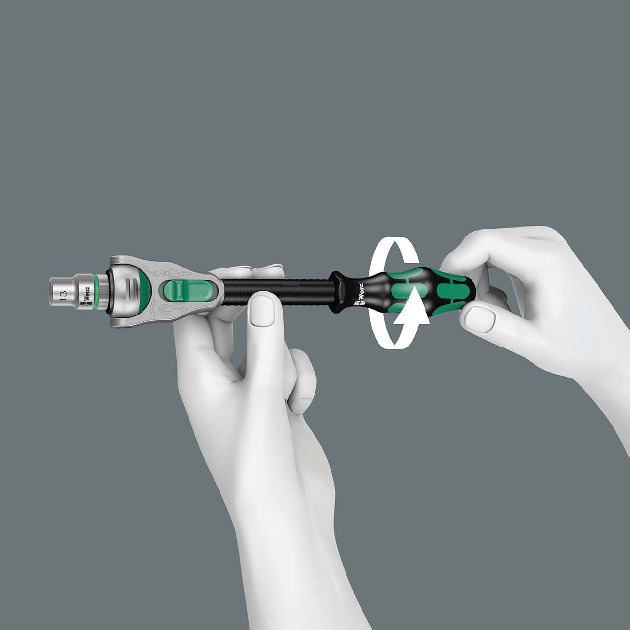 WERA SAE (STANDARD) 1/4” DRIVE SPEED COMPACT DURABLE RATCHET (41-PIECE SET) NEW
