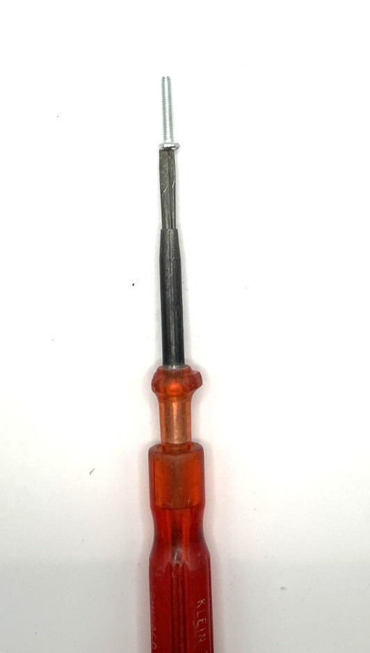 Vintage Klein Screwholding Flathead ScrewdriverTools Chicago USA 611-4