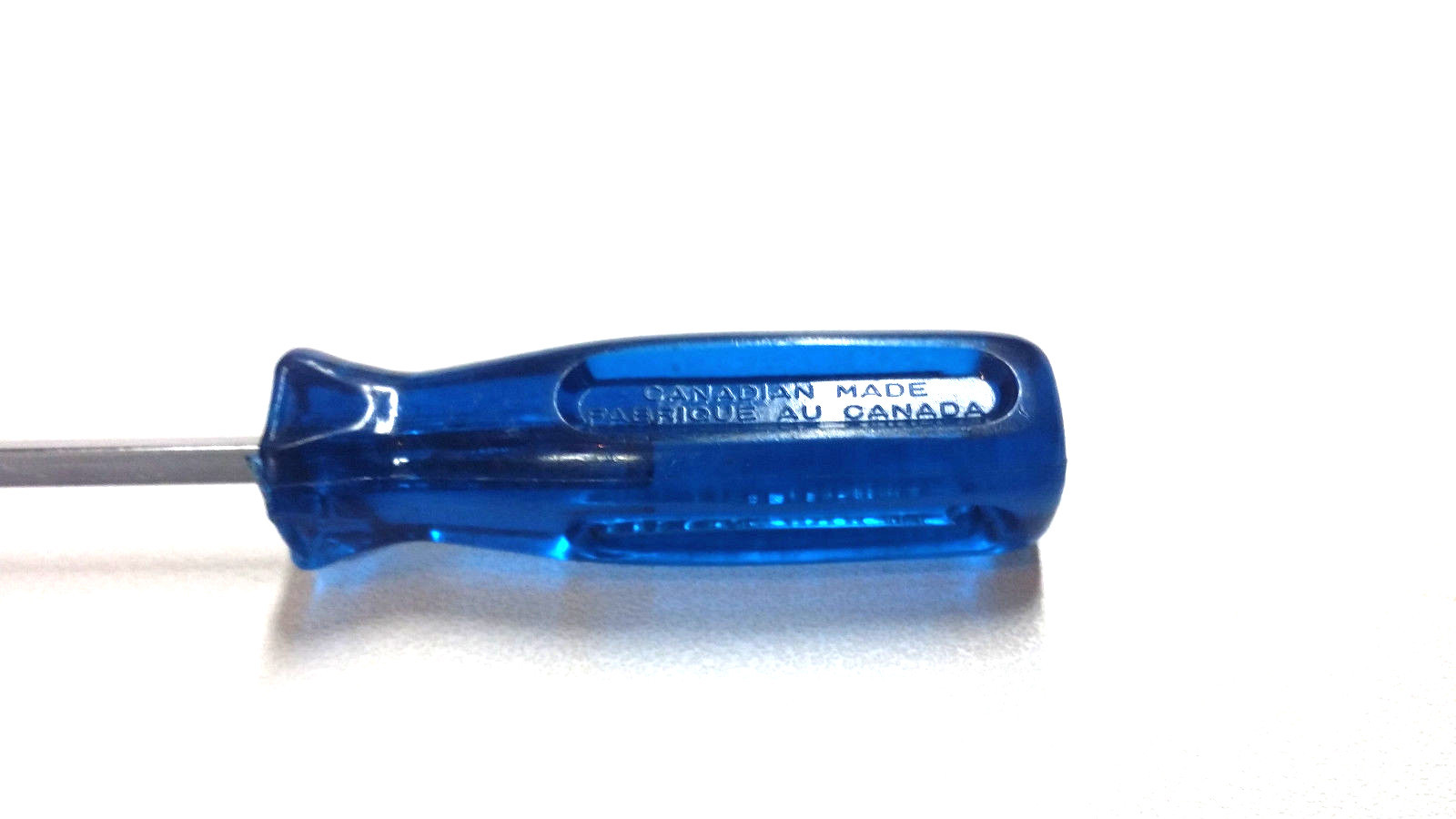 Vintage Herbrand 311 Flathead Screwdriver Blue Plastic Handle *Made in Canada*