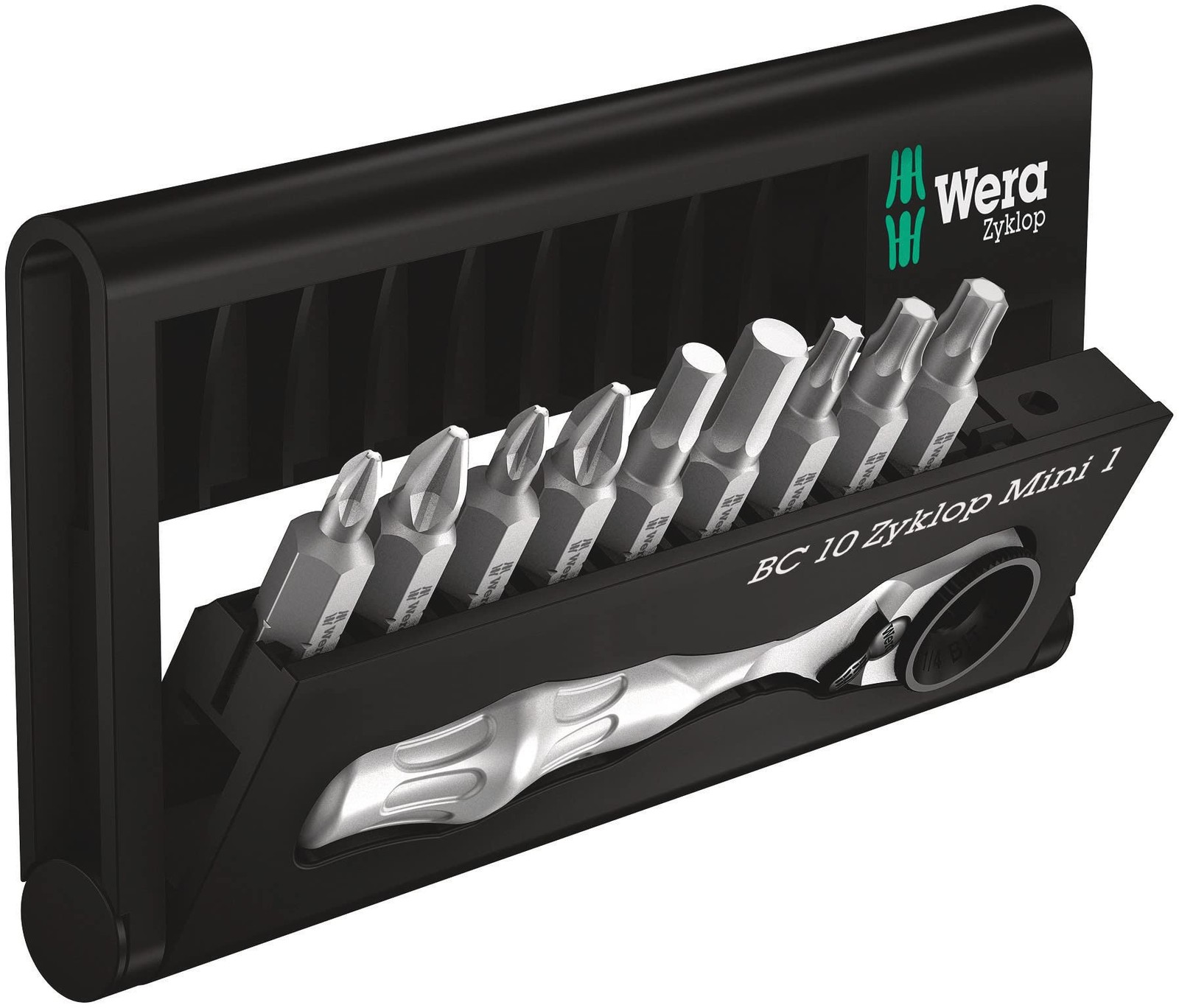Wera Kraftform Mini 1 Bit Assortment with Ratchet Tool Set for Home Improvement