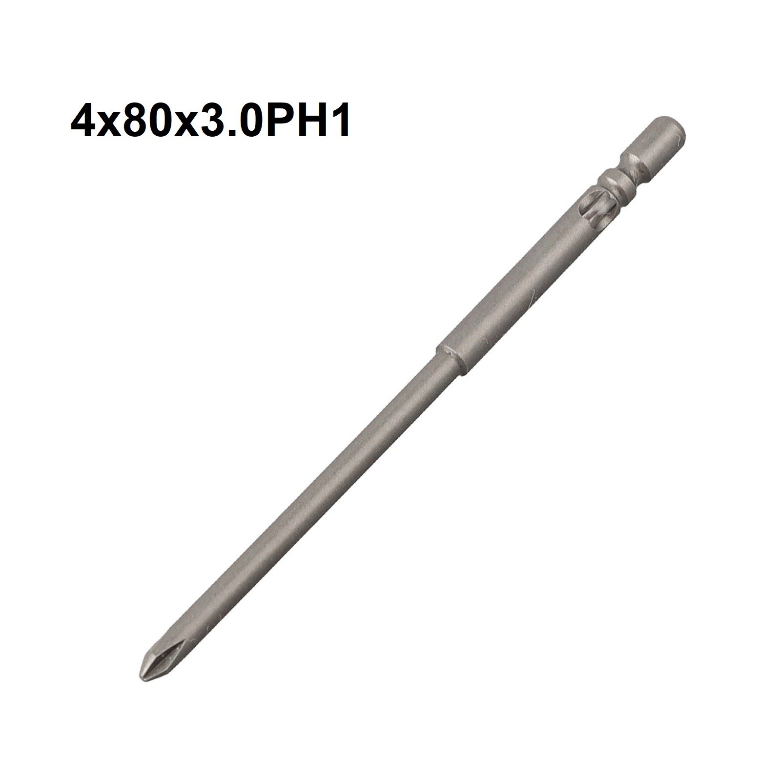 Magnetic Electric Cross Screwdriver Bit Set 4mm Round Shank PH00 PH0 PH1 PH2