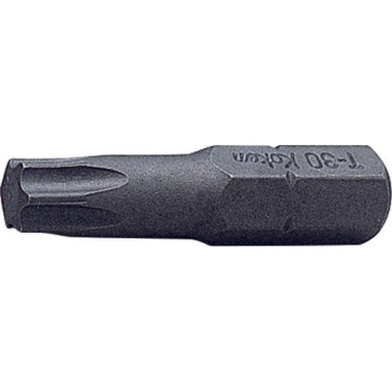 Koken 108T.25-T10 1/4 Inch Hex Dr. Bit TORX T10 Length 25 mm