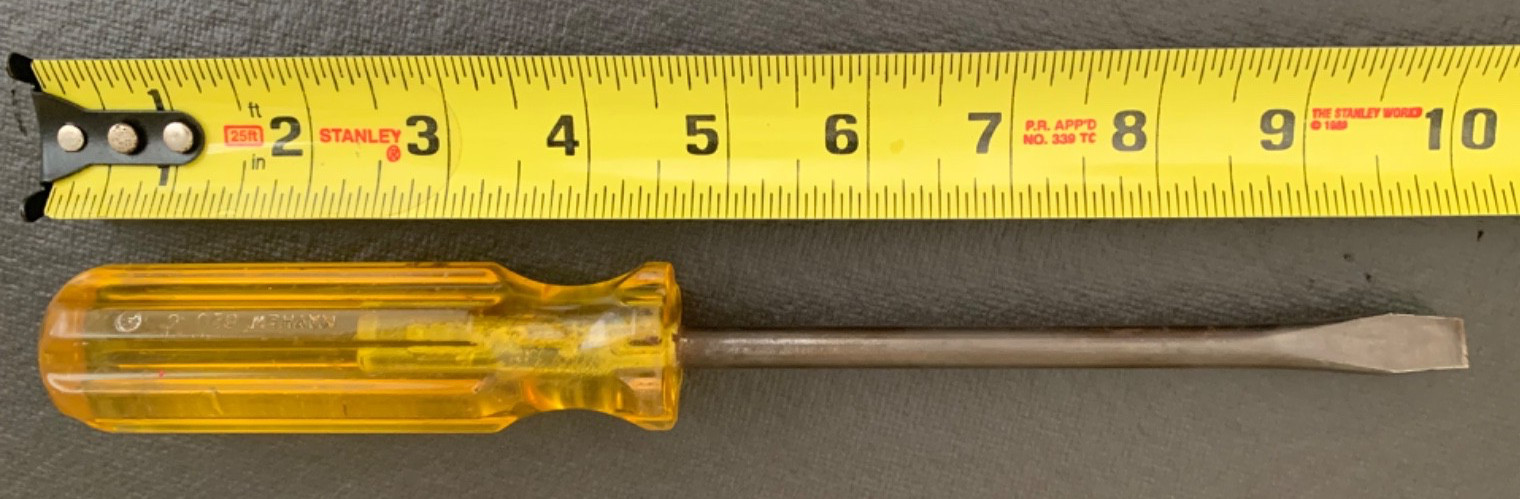 Vintage Mayhew 810-6 5/16″ Flat-Head 10in. Heavy Duty Screwdriver Made in USA
