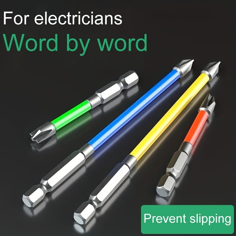 Electrician Phillips Screwdriver Bits – Magnetic S2 Steel for Electrical Repairs