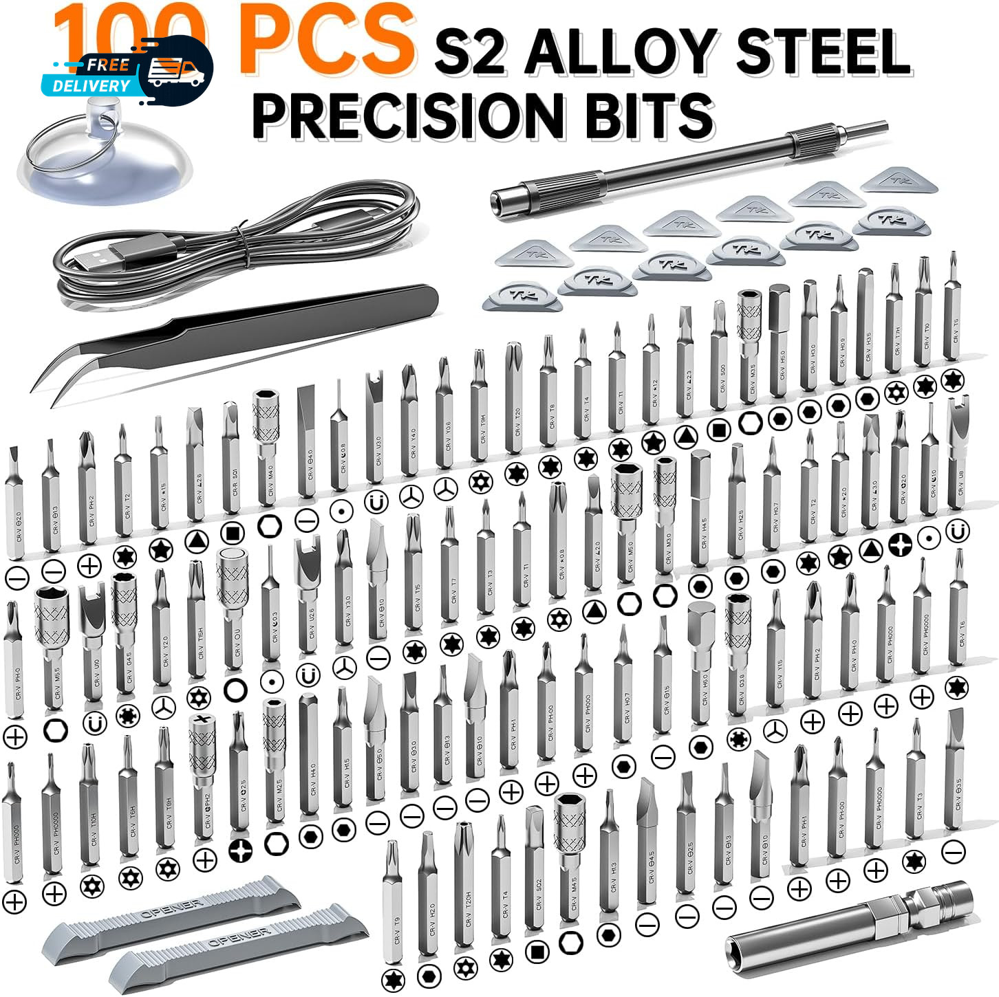 120-IN-1 Mini Electric Screwdriver Set Is a Comprehensive Electric Precision Too