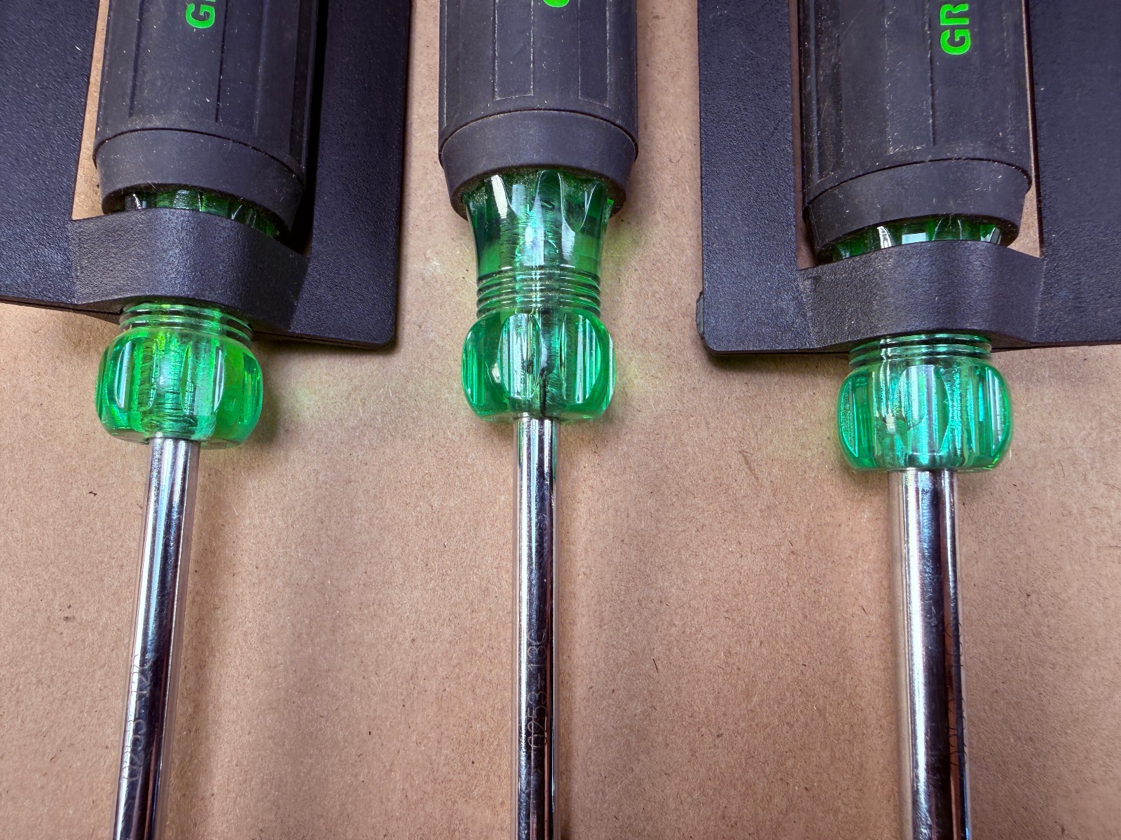 Greenlee 3 pc Nut Driver Set 0253-12C 0253-13C 0253-15C 1/4″ 5/16″ 3/8″