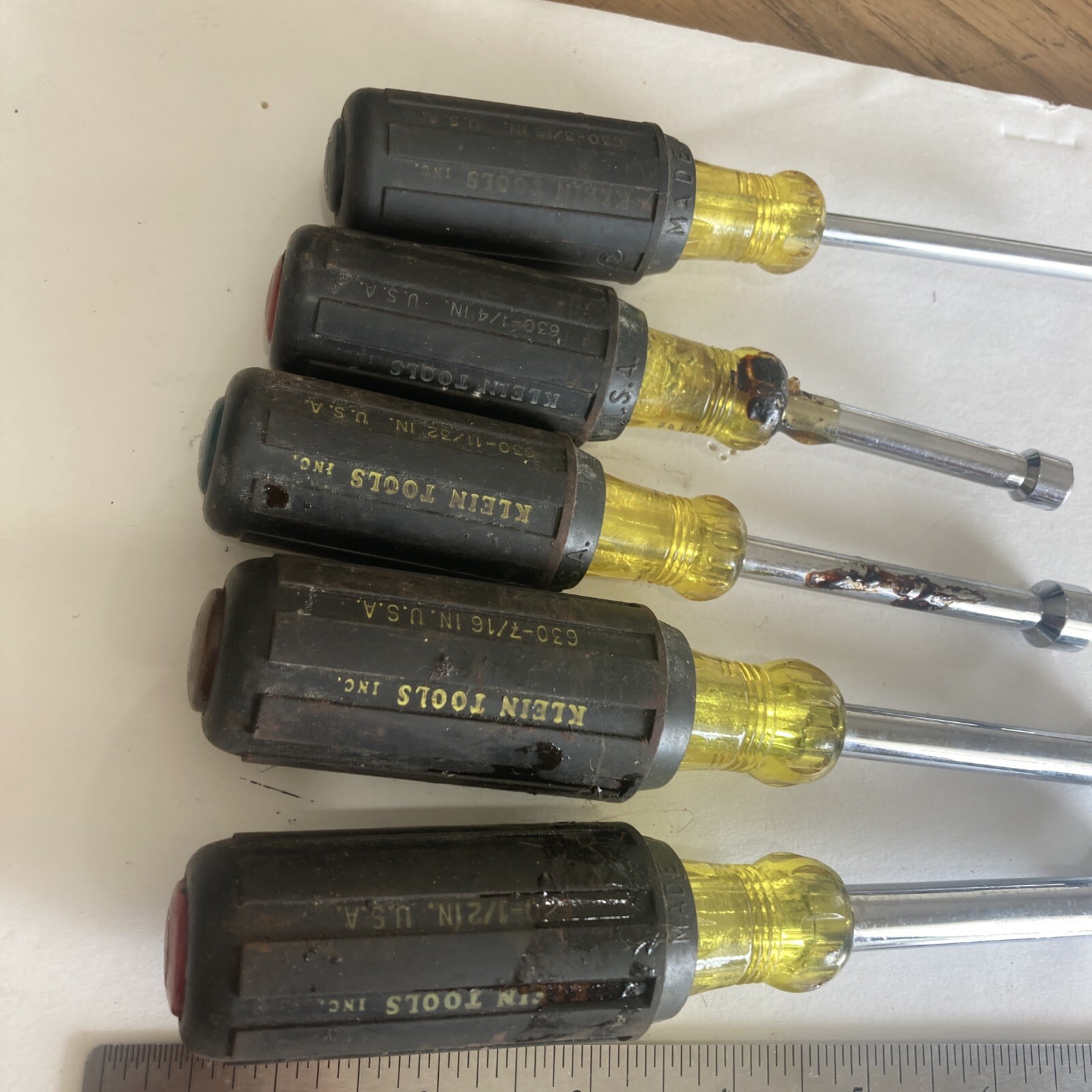 Klein Tools 630 Nut Driver Set of 5 Standard SAE
