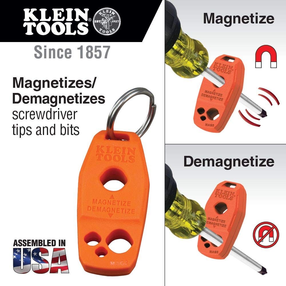 Klein Tools MAG2 Demagnetizer / Magnetizer for 1-Pack, Original Version
