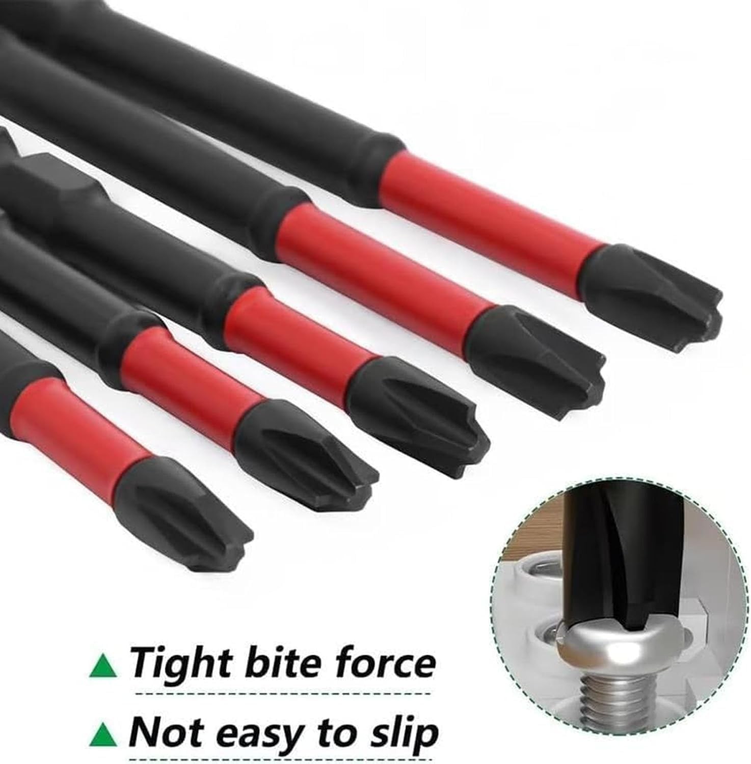 10pc FPH2 Impact Screwdriver Bit Set S2 Steel Magnetic Hex Shank for Electrician