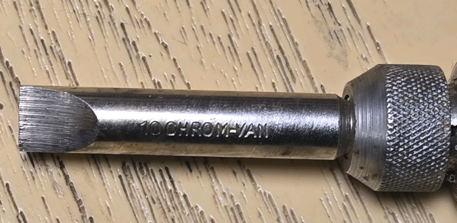 VTG WELTRECORD Ratchet Flathead Screwdriver West Germany Red Handle VERY NICE