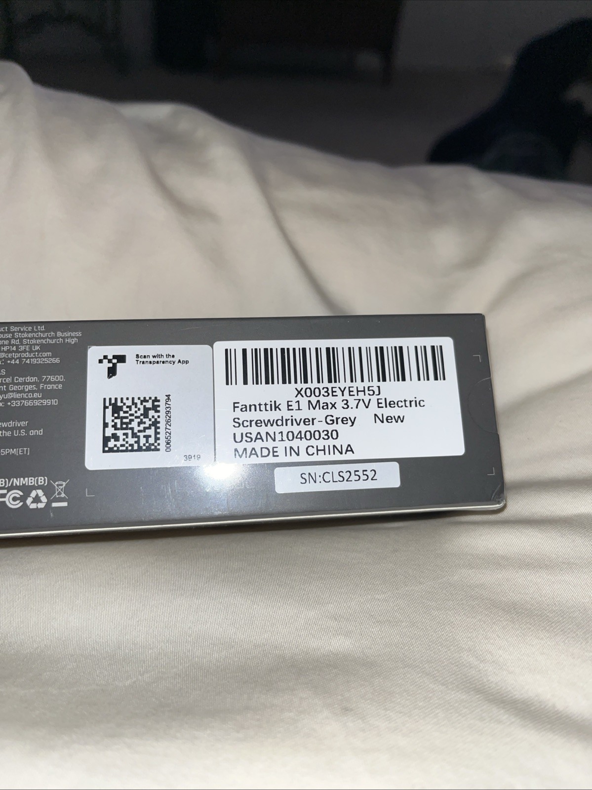 Fanttik, NEX E1 Max 3.7V Electric Screwdrive, Gray
