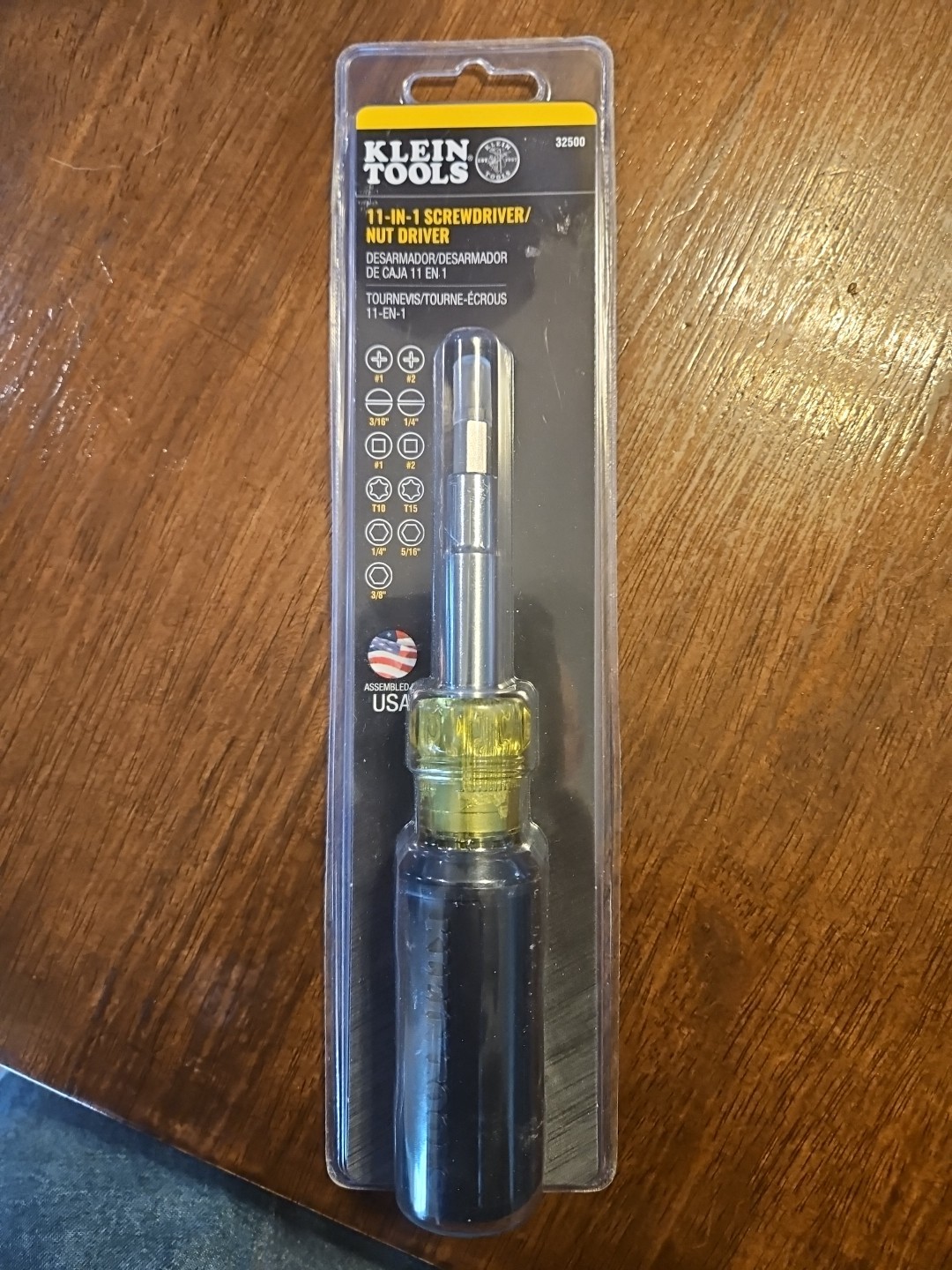 Klein Tools 11-in-1 Screwdriver/Nut Driver 32500 Brand New
