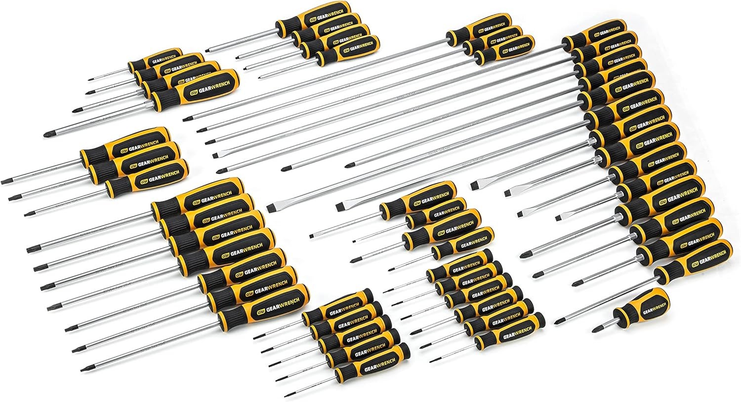 51 Pc. Master Complete Screwdriver Set, Dual Material Handles – 80051A