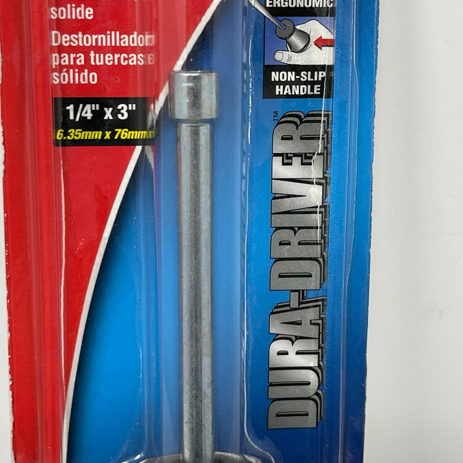 Crescent 1/4″ x 3″ Dura-Driver Solid Nutdriver Ergonomic Non-Slip Handle SDDN2V