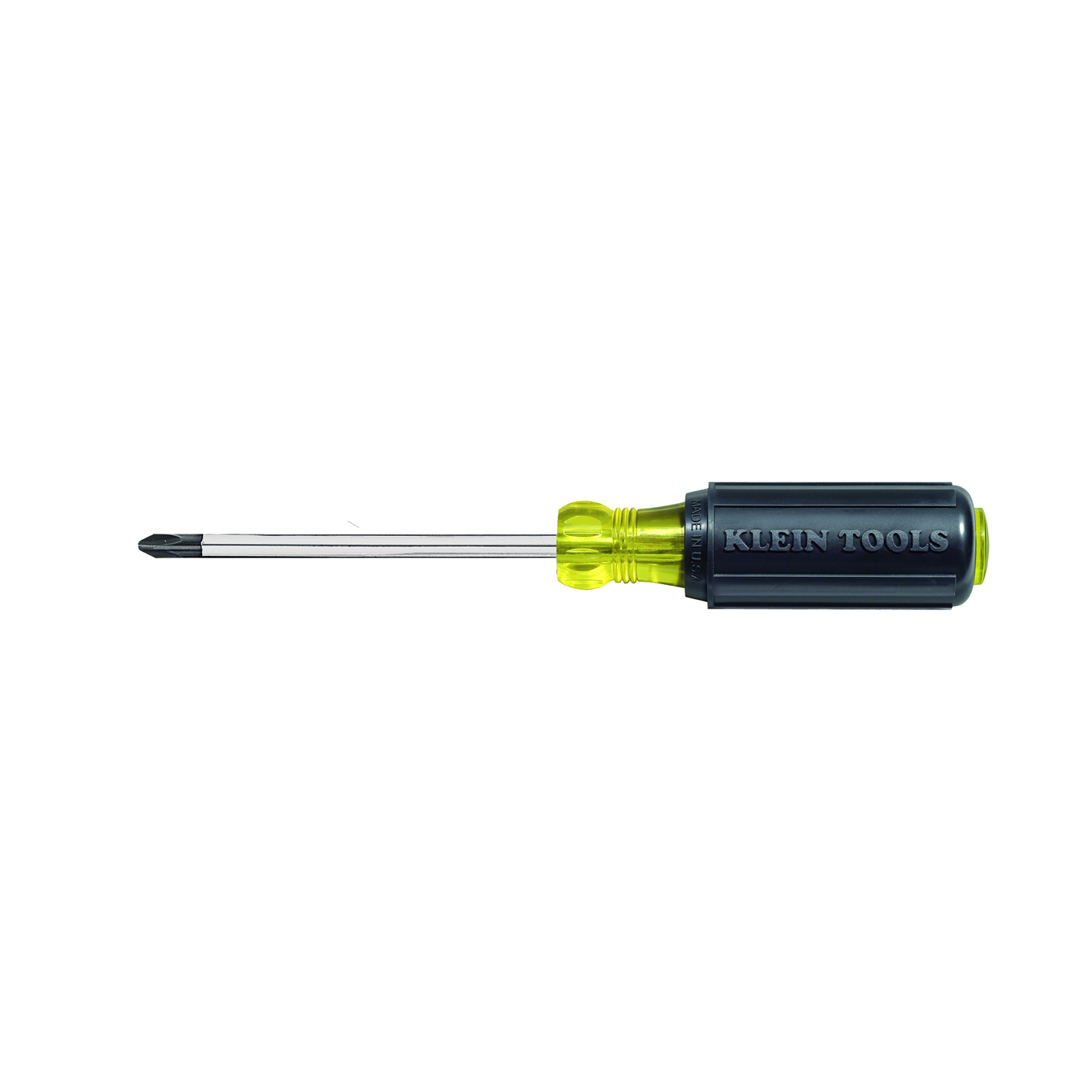 Klein Tools 603-4 #2 Profilated Phillips Head Screwdriver with 4 in. Round Shank
