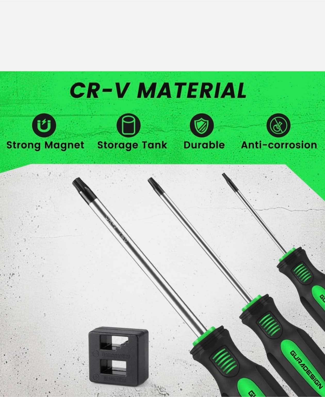 13 Pieces Magnetic Torx Screwdriver Set ，T5 -T40 Star Screwdrivers
