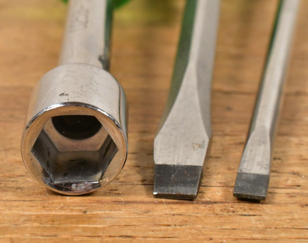 3x GREENLEE Drivers Flat Slotted + Nut Driver 0153-22C 0153-11C 0253-16C