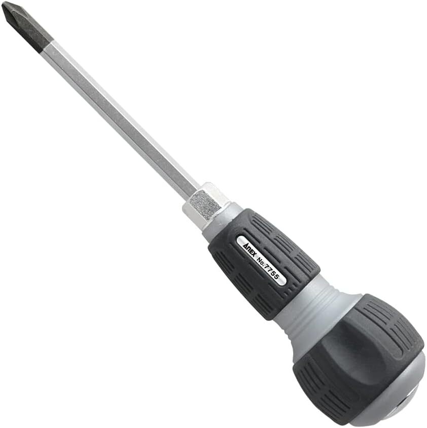 New ANEX Screwdriver Interchangeable Tapable Handle With Bolster No.7755-P2