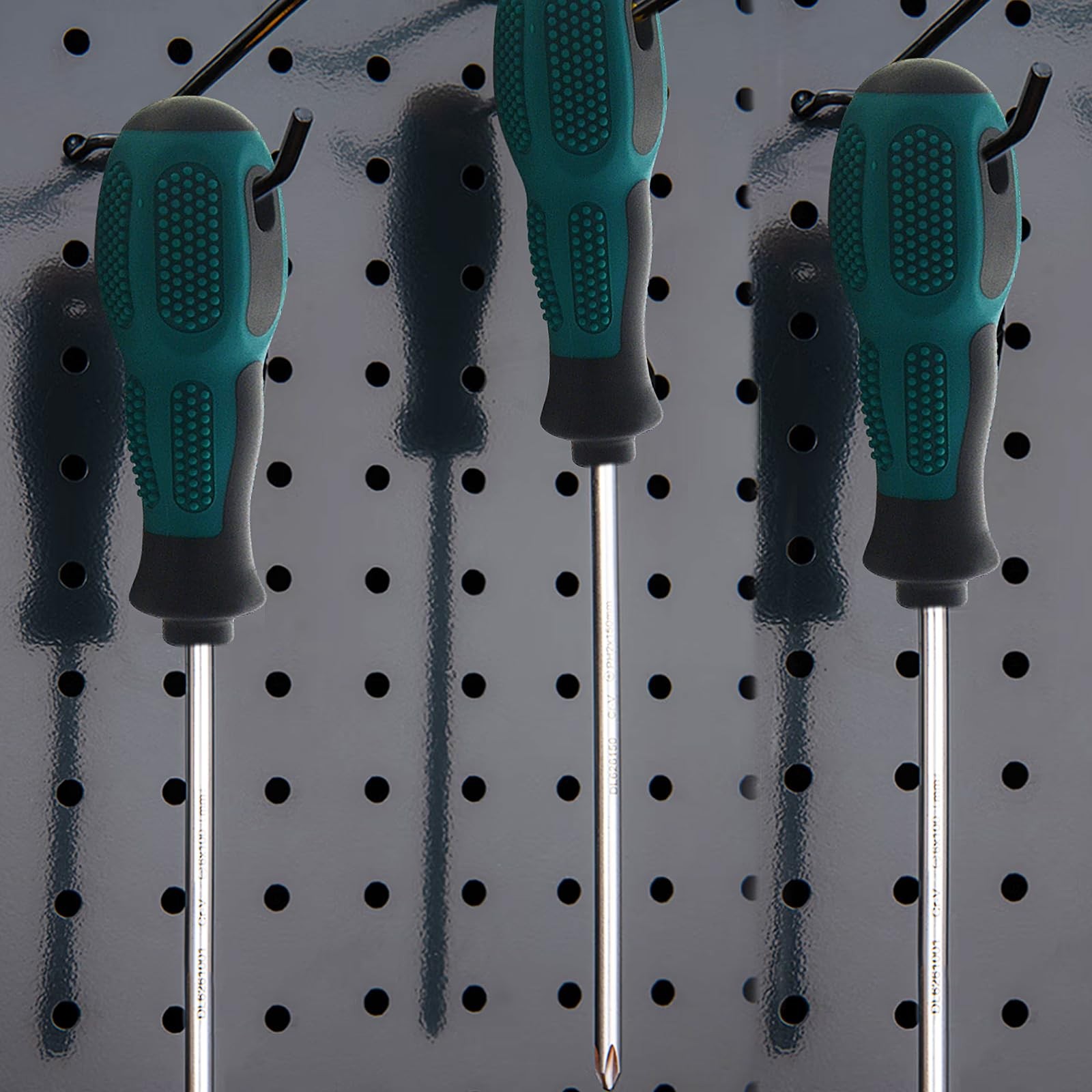 YXQ Long Screwdriver 12-inch Tip Cross Head and Silver Tone, Green, Black