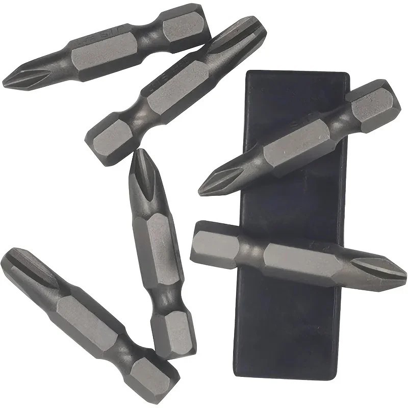 6Pcs 35Mm JIS Screwdriver Bit Set with Magnetic Tip, 1/4 Hex Shank, S2 Alloy_Ste