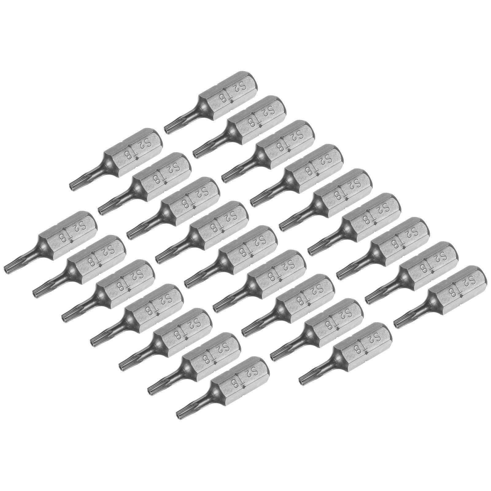 25pcs Torx Bits 1/4″ Magnetic Screwdriver T8 Screw Driver Bit S2 Alloy Steel