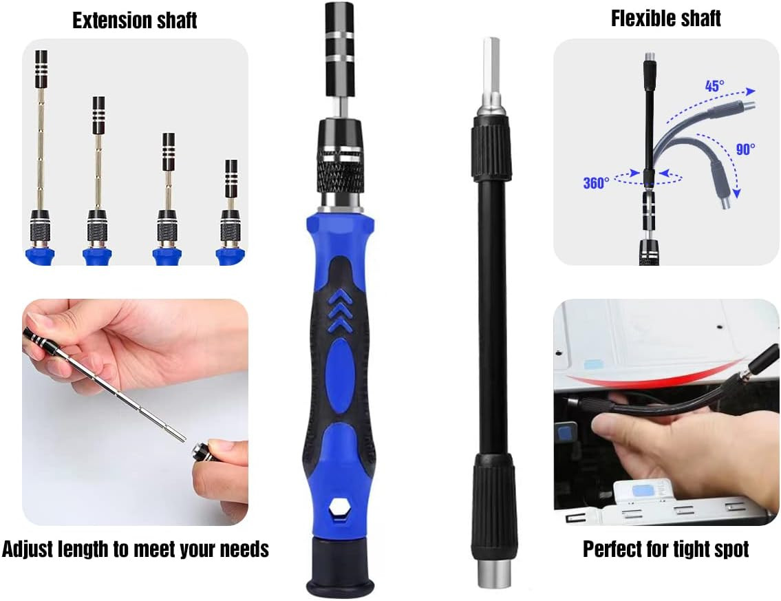 142 in 1 Professional Computer Repair Tool Kit, Precision Screwdriver Set